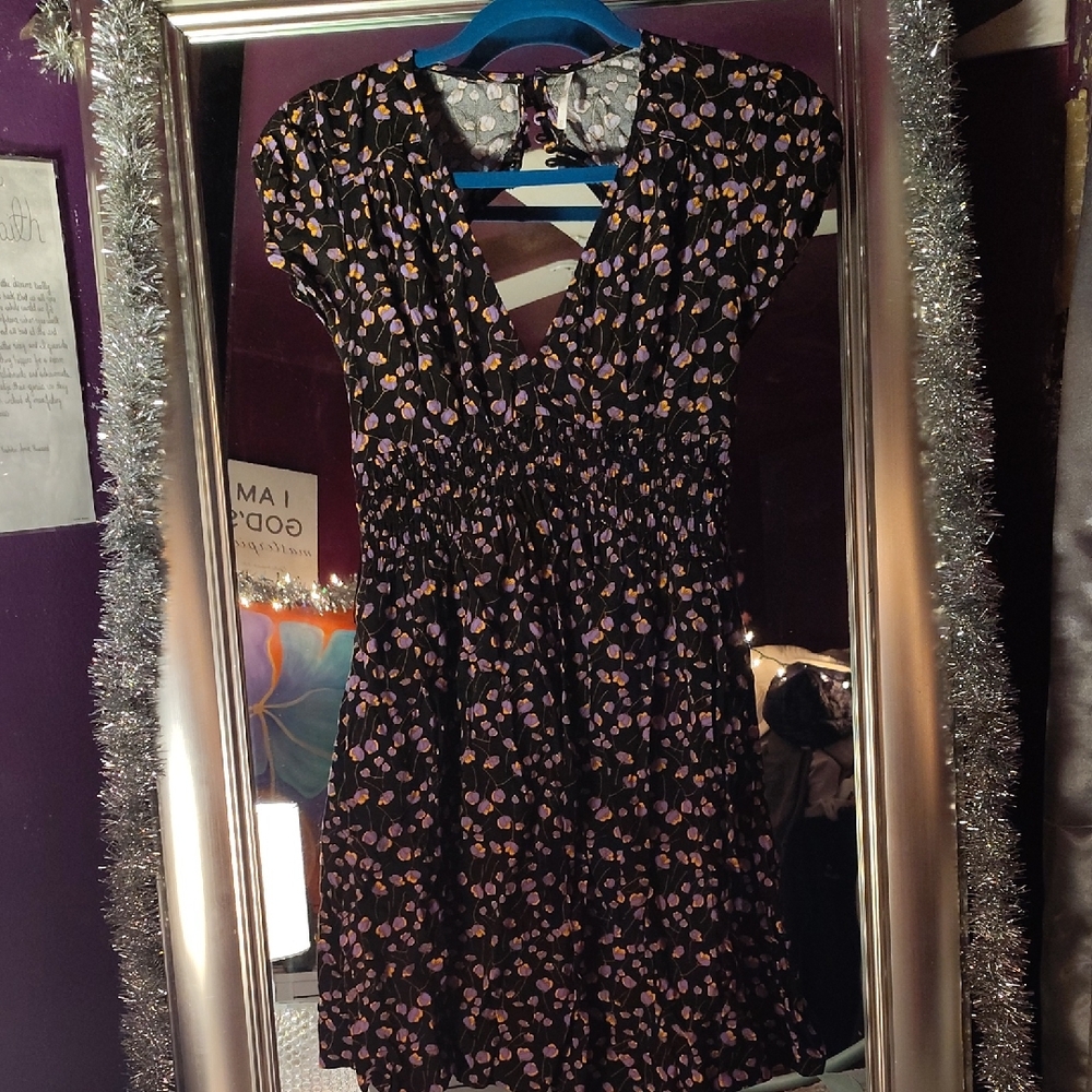 Floral V-Neck Dress